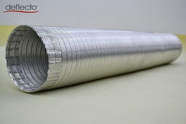 Semi Rigid Aluminum Air Conditioner Vent Hose Crimped Ended HVAC System Parts