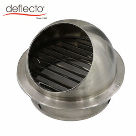 Waterproof Ventilation Round Metal Air Vent Cap Stainless Steel Vent Grille With Insectscreen