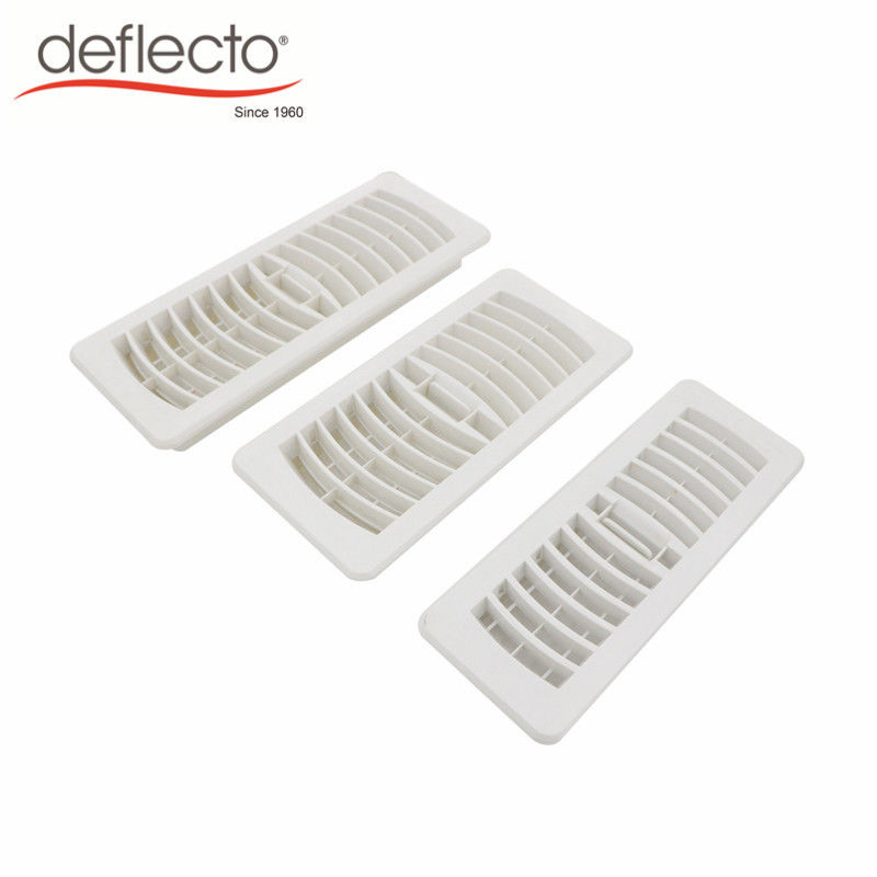 White Plastic Air Vents Air Conditioning Outlet Wall Air Grid 4 X 12 Floor Register